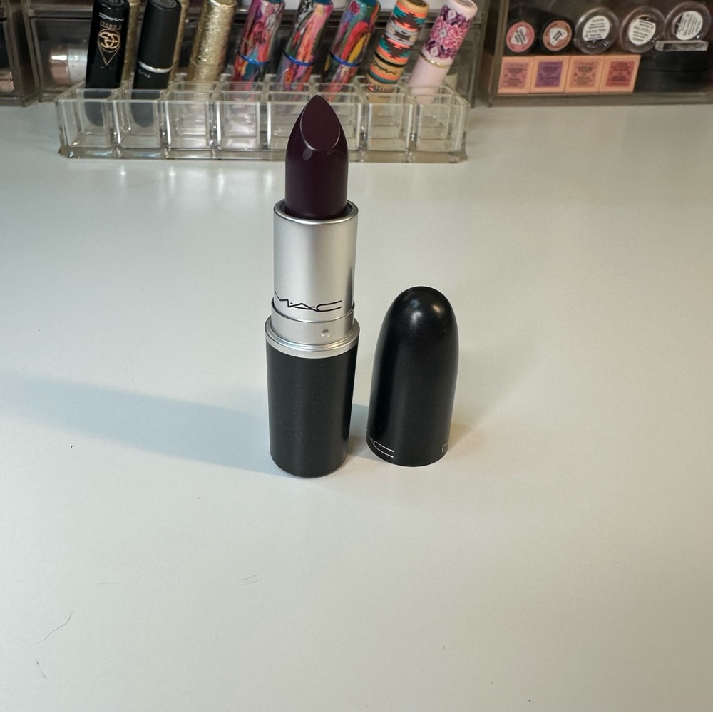 New MAC Cosmetics Deep Purple Matte Lipstick in Instigator